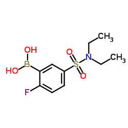 (5-(N,N-diethylsulfamoyl)-2-fluorophenyl)boronic acid Structure
