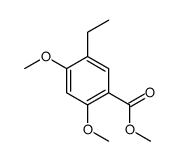 methyl 5-ethyl-2,4-dimethoxybenzoate Structure