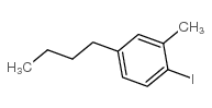 4-butyl-1-iodo-2-methylbenzene Structure