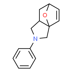 1,2,3,6,7,7a-Hexahydro-2-phenyl-3a,6-epoxy-3aH-isoindole structure