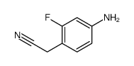 Benzeneacetonitrile, 4-amino-2-fluoro- (9CI) picture
