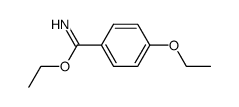 ethoxy-4 benzimidate d'ethyle结构式