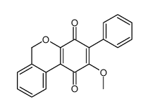 2-methoxy-3-phenyl-6H-benzo[c]chromene-1,4-dione结构式
