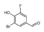 3-Bromo-5-fluoro-4-hydroxybenzaldehyde Structure
