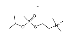 [2-(isopropoxy-methyl-phosphinoylmercapto)-ethyl]-trimethyl-ammonium, iodide结构式