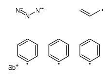 azido-triphenyl-prop-2-enyl-λ5-stibane Structure