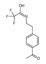 N-[2-(4-acetylphenyl)ethyl]-2,2,2-trifluoroacetamide Structure