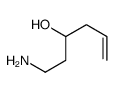 1-aminohex-5-en-3-ol Structure