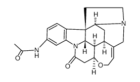 3-acetylamino-strychnidin-10-one结构式