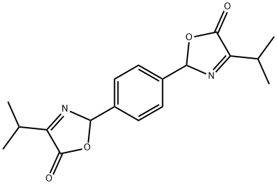 5(2H)-Oxazolone,2,2-(1,4-phenylene)bis[4-(1-methylethyl)- Structure