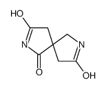 (5S)-2,7-Diazaspiro[4.4]nonane-1,3,8-trione结构式