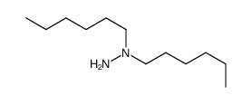 1,1-dihexylhydrazine Structure