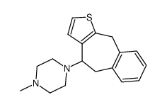 1-(5,10-Dihydro-4H-benzo[5,6]cyclohepta[1,2-b]thiophen-4-yl)-4-methylpiperazine structure