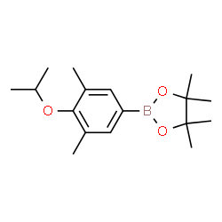4,4,5,5-tetramethyl-2-(3,5-dimethyl-4-propan-2-yloxy-phenyl)-1,3,2-dioxaborolane Structure