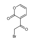 2H-Pyran-2-one, 3-(bromoacetyl)- (9CI) structure