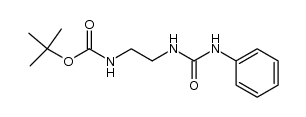 tert-butyl (2-(3-phenylureido)ethyl)carbamate Structure
