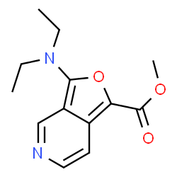 Furo[3,4-c]pyridine-1-carboxylic acid,3-(diethylamino)-,methyl ester结构式