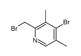 4-Bromo-2-(bromomethyl)-3,5-dimethylpyridine Structure