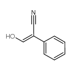 Benzeneacetonitrile, a-(hydroxymethylene)- Structure