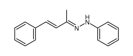 1-(4-phenylbut-3-en-2-ylidene)-2-phenylhydrazone结构式