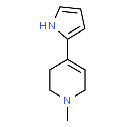 Pyridine, 1,2,3,6-tetrahydro-1-methyl-4-(1H-pyrrol-2-yl)- (9CI)结构式