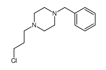 1-benzyl-4-(3-chloropropyl)piperazine Structure