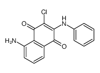 5-amino-2-anilino-3-chloronaphthalene-1,4-dione结构式