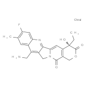 7-Aminomethyl-10-methyl-11-fluoro camptothecin structure