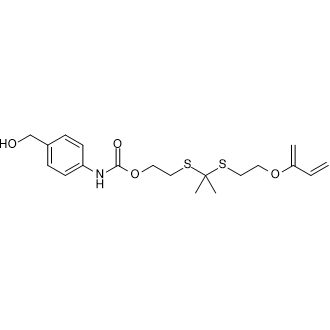 BnOH-NH-bis-(C2-S)-propane-O-isoprene ester Structure