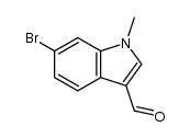 6-溴-1-甲基-1H-吲哚-3-碳醛结构式