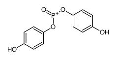 bis(4-hydroxyphenoxy)-oxophosphanium Structure