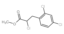 2-氯-3-(2,4-二氯苯基)丙酸甲酯结构式