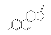 3-methyl-15,16-dihydro-11H-cyclopenta[a]phenanthren-17(12H)-one Structure