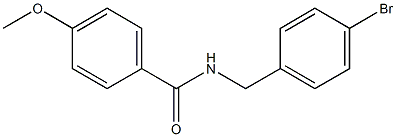 N-(4-Bromobenzyl)-4-Methoxybenzamide Structure