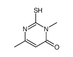 3,6-dimethyl-2-sulfanylidene-1H-pyrimidin-4-one Structure