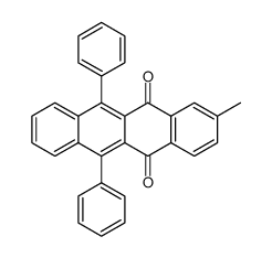 2-methyl-6,11-diphenyltetracene-5,12-dione Structure