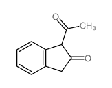 2H-Inden-2-one,1-acetyl-1,3-dihydro- structure