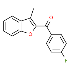 (4-Fluorophenyl)(3-methyl-1-benzofuran-2-yl)methanone structure