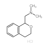 1H-2-Benzopyran-1-methanamine,3,4-dihydro-N,N-dimethyl-, hydrochloride (1:1) structure