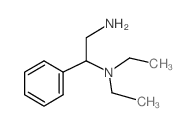 N,N-diethyl-1-phenylethane-1,2-diamine structure