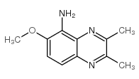 6-甲氧基-2,3-二甲基喹喔啉-5-胺结构式