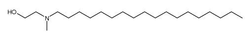 N-Octadecyl-N-methyl-β-hydroxyethylamine Structure