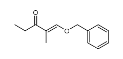 (E)-1-(benzyloxy)-2-methylpent-1-en-3-one Structure