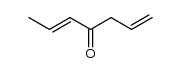 (5E)-1,5-heptadien-4-one结构式