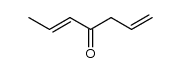 (5E)-1,5-heptadien-4-one Structure