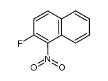 2-fluoro-1-nitro-naphthalene结构式