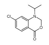 chloro-7 isopropyl-1 dihydro-1,2 benzoxazine-3,1 one-4结构式