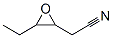 Oxiraneacetonitrile,3-ethyl- (9CI) structure