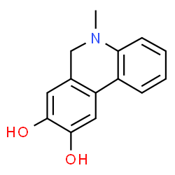 8,9-PHENANTHRIDINEDIOL, 5,6-DIHYDRO-5-METHYL- Structure