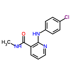 2-[(4-Chlorophenyl)amino]-N-methylnicotinamide结构式